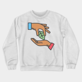 Natural Giving Environment Icon Crewneck Sweatshirt